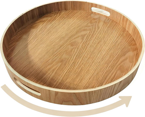 Wooden lazy susan - lazy,