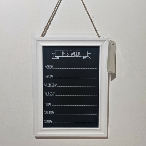 Chalk board week - chalk, days