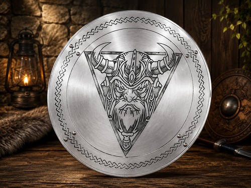 Metal viking shield - 22"metal,