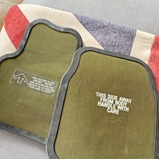 British Army Body Armour Ballistic Protective Plates - Front and Back