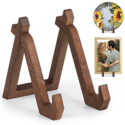 Wooden plate display - display, stand