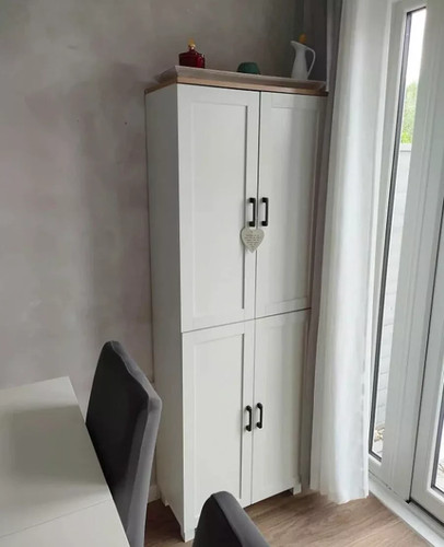 Tall kitchen larder cupboard - kitchen,