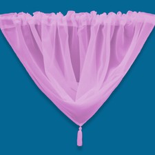Plain tasseled voile - plain,