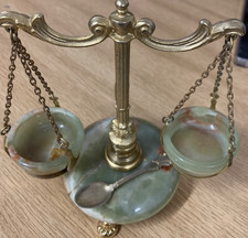 Vintage Onyx and Marble Scales