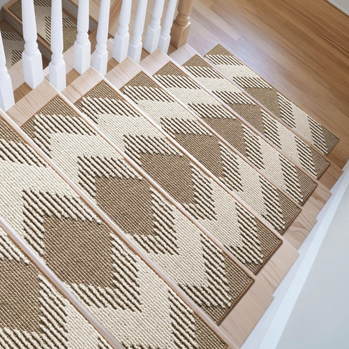 Stair carpet treads non - stair, slip