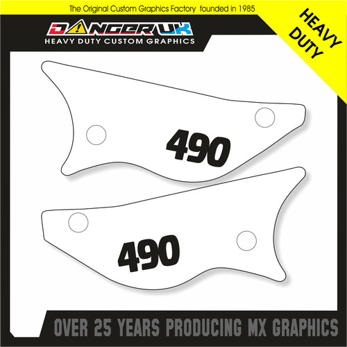 Maico 490 side - side, graphic