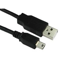 2m PSP PS3 Controller Charger Cable Lead PlayStation 3 A to MINI B USB 2.0