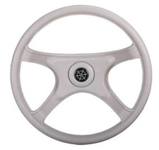 13 inch Boat Steering Wheel -Marine Yacht Speedboat ABS Control Wheel Grey