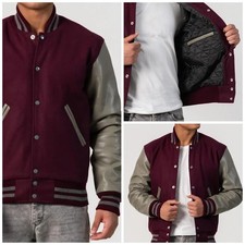 Maroon New Varsity Letterman