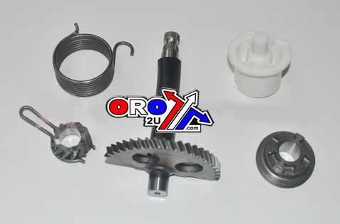 Kick start spindle gear and - start,