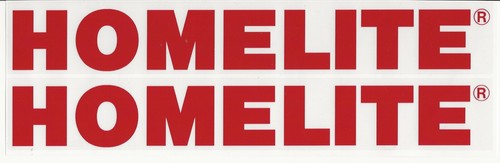 Homelite decal for - homelite, chain