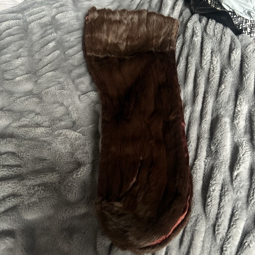 Real antique fur stole - real,