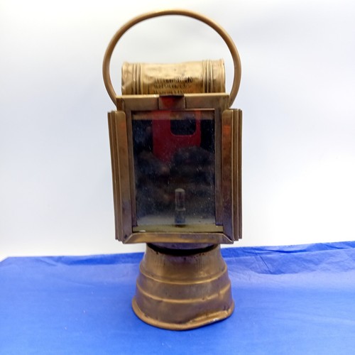 Vintage french railway lantern - french,