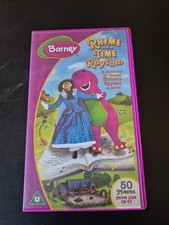 Barney Rhyme Time Rhythm 2002 VHS