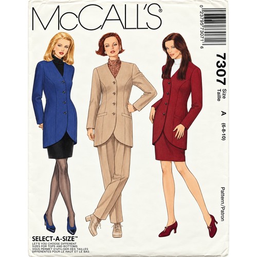 Mccalls 7307 misses jacket - mccalls,