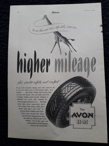 Avon tyres vintage - ,