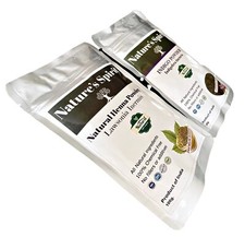 Indigo + Henna Powder -200g (2 x100g) Organic Natural Hair Dye for Black /Brown