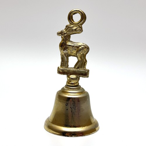 Vintage brass stag deer - vintage, dinner