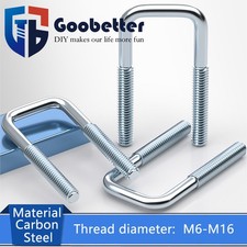 Square U-Bolts Galvanized