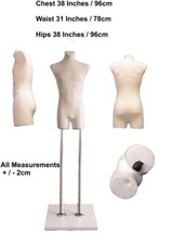 Tailors Dummy Male Legs White