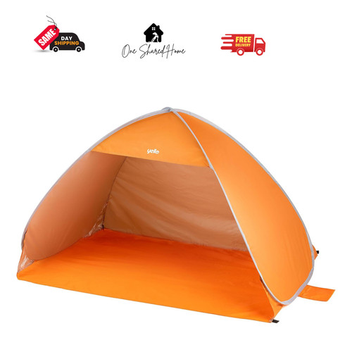 Yello pop beach shelter - up,
