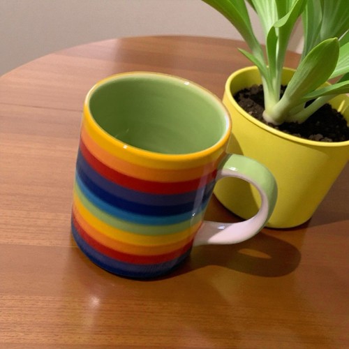 Hand painted mug - by, the