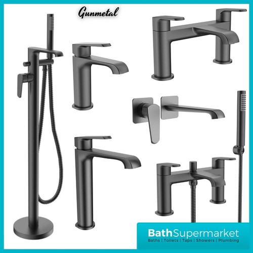 Gun metal bathroom - gun, basin