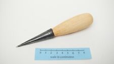 basket weavers short taper bodkin 20mm to a point with beech wood handle