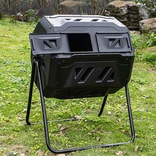 COMPOST TUMBLER ROTATING