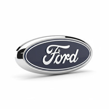 FORD BADGE NEW 150MM X 60MM BLUE OVAL MONDEO FOCUS TRANSIT FIESTA BADGE