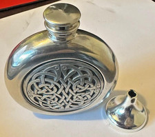 Sheffield Pewter Hip Flask &