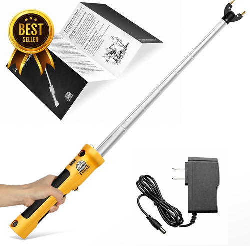 Retractable cattle prod - retractable,