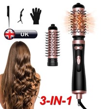 Hair Dryer Brush Auto-Rotating Hot Air Spin Curling Straightening Styling 3 In 1