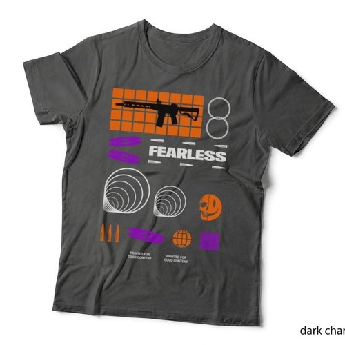 Gun silhouette fearless - gun,