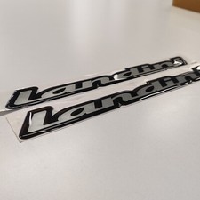 Landini 3D Raised Domed Emblem 36 cm Tractor Decal Sticker Adesivo Set - 2 pcs