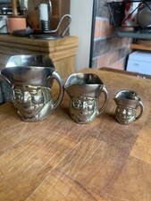 Vintage set of 3 Metal (Silver