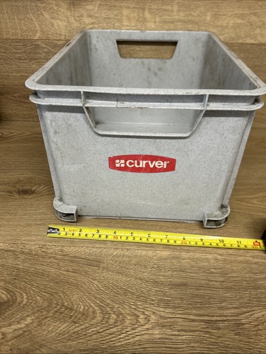 Vintage curver stackable crate - curver,