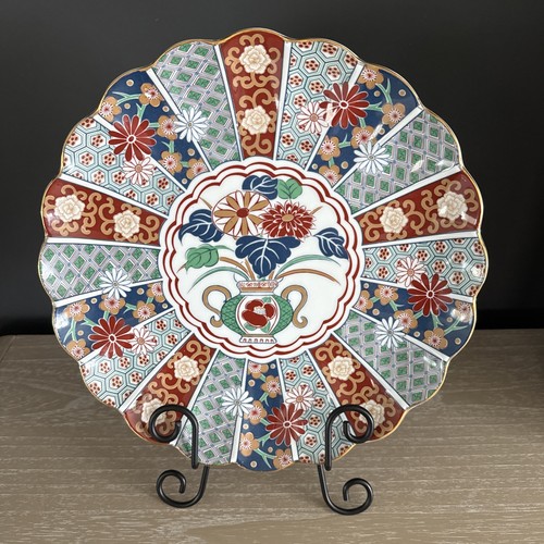 Arita imari fan japanese - imari, fine