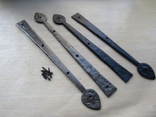 Rustic iron hinge fronts false