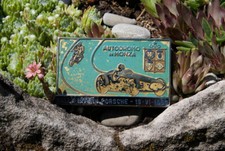 VINTAGE AUTOMOBILE CAR CLUB BADGE # PORSCHE RALLY RACE TRACK MONZA ITALY 1960