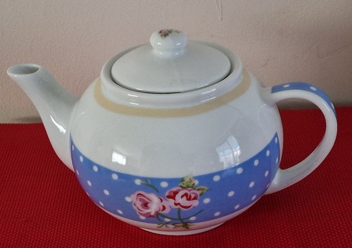 Typhoon teapot blue white - teapot, &