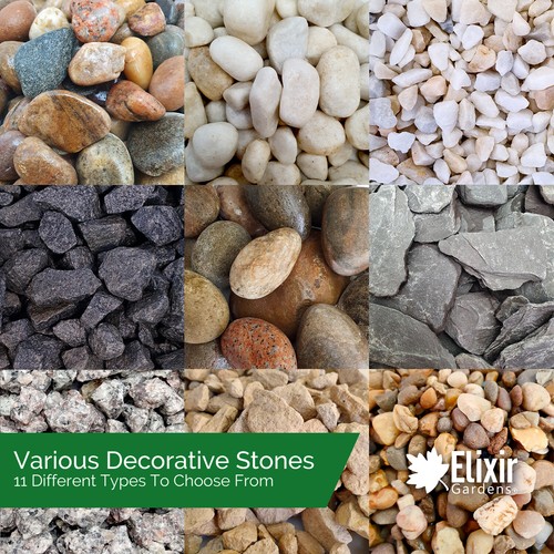 Decorative coloured stones - coloured,