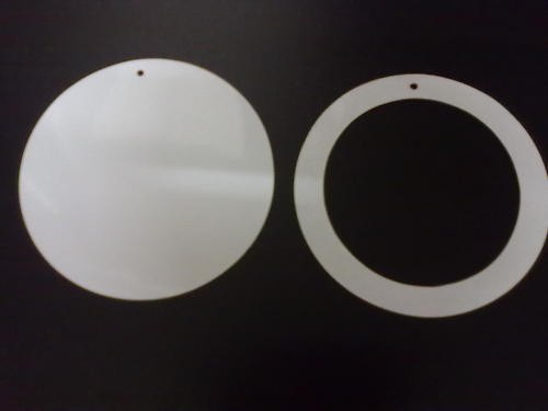 White magnetic car - car, disc