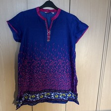 Ladies XXL BLUE & PINK INDIAN