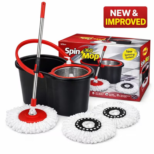 360 spin mop bucket set - set, 2