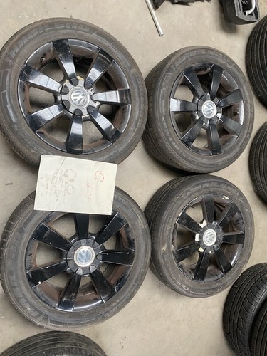 Beetle black alloy wheels - vw,