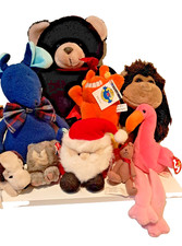 Bundle  9 Vintage Plush Toys 5