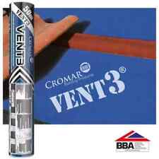 CROMAR Breathable Membrane VENT 3  1.5m & 1m 50m Roofing Felt 135gsm ROOFTEC 140