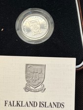 11987 Sterling 9.25 Silver Coin in Display Case