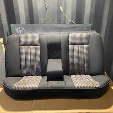 Mercedes-Benz W124 Sedan Rear Seat Set Black Fabric SPORTLINE
